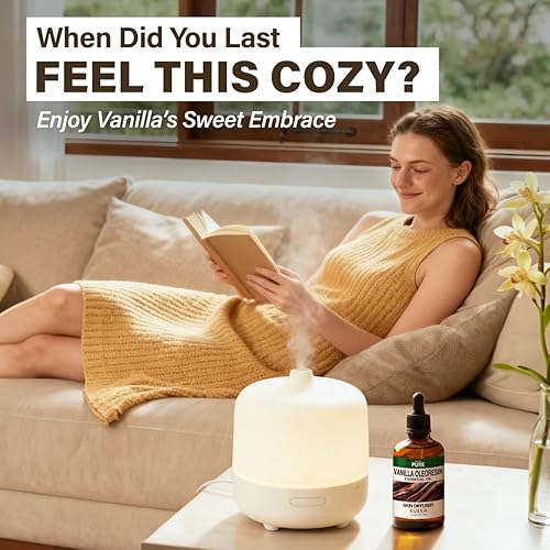 Miniatura 2 de Kukka Aceite esencial de vainilla para difusor, aceite esencial de oleorresina de vainilla 100% natural, aceite esencial de vainilla para la piel,