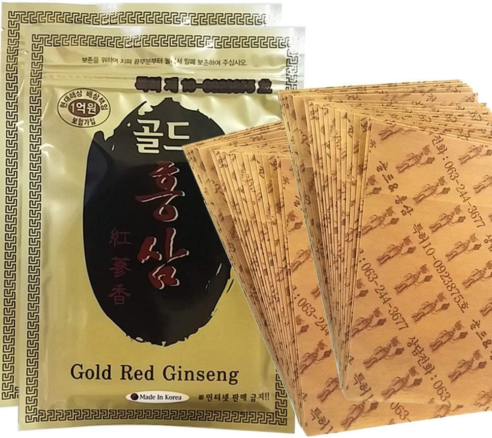 Korean Red Ginseng Patch - 40 Patches