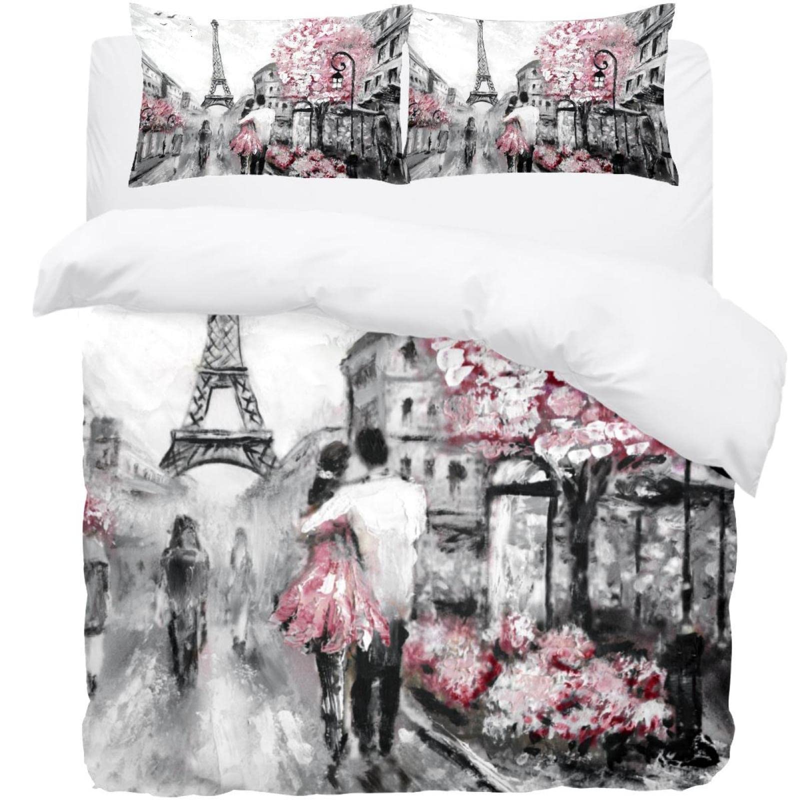 Housse de couette thermique Paris pour un sommeil chaud et régulé avec 2 taies