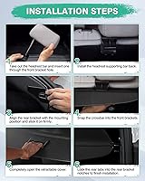 Vista 112 de Powerty Cubierta de Carga para Accesorios Kia Sportage 2023-2025 2026, Textura de Lona Cubierta Retráctil para Maletero Trasero de Carga de Equipaje