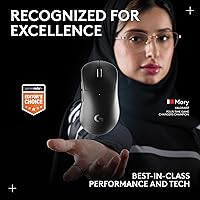 Vista 10 de Logitech G PRO X Superlight 2 DEX Lightspeed - Mouse inalámbrico para juegos, 2.12 onzas, calidad profesional con 5 botones programables, carga