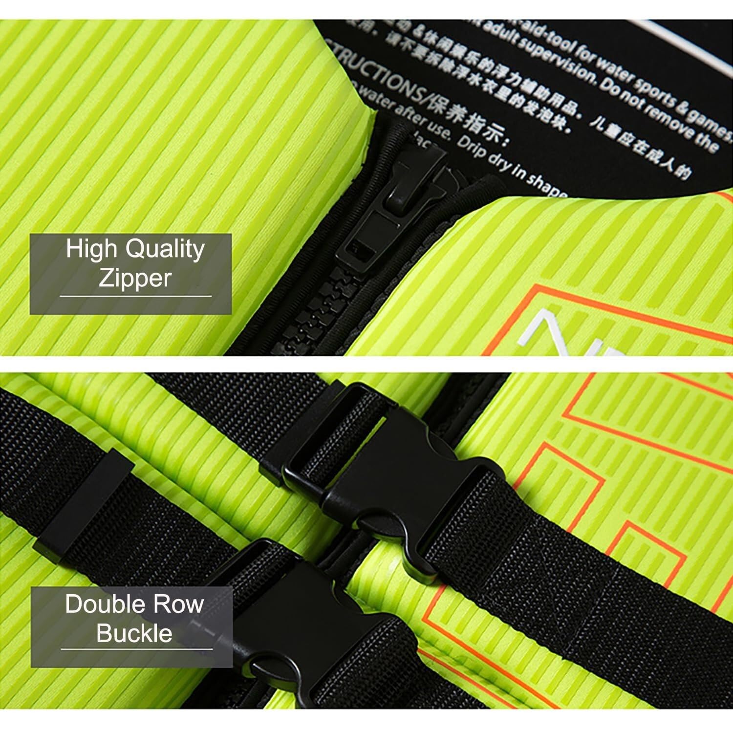 Unisex Hohe Auftriebskraft Tragbar Schwimnweste Verstellbare Gurte Neopren Komfort für Kajak Schnorcheln Stand Up Paddling Wassersport Sicherheit