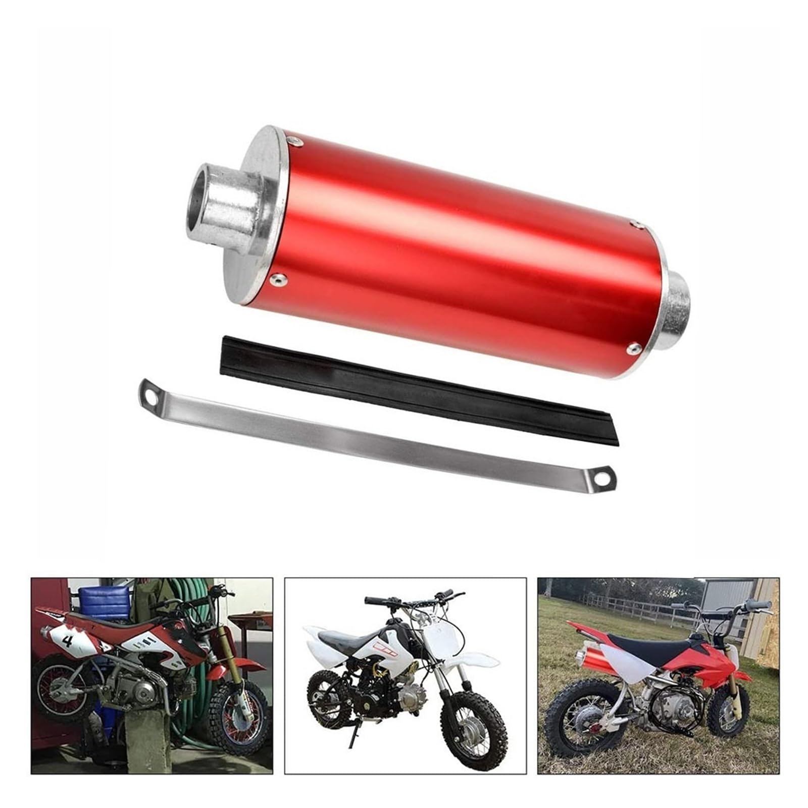 Motorrad Schalldämpfer 28mm Auspuffrohr Universal für CRF50 XR50 CRF50F Motocross
