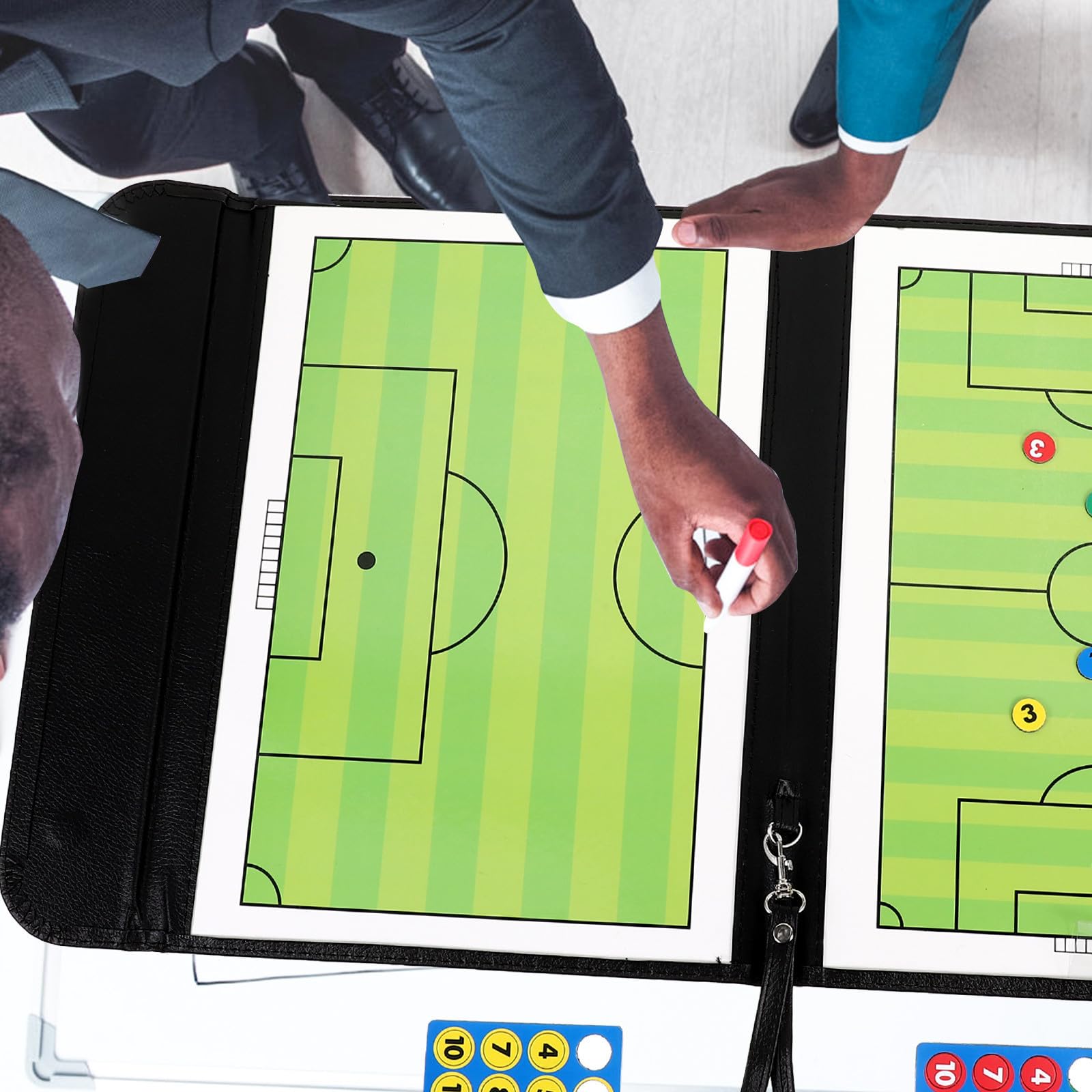 Tablero para Entrenamiento Fútbol de Hierro Verde