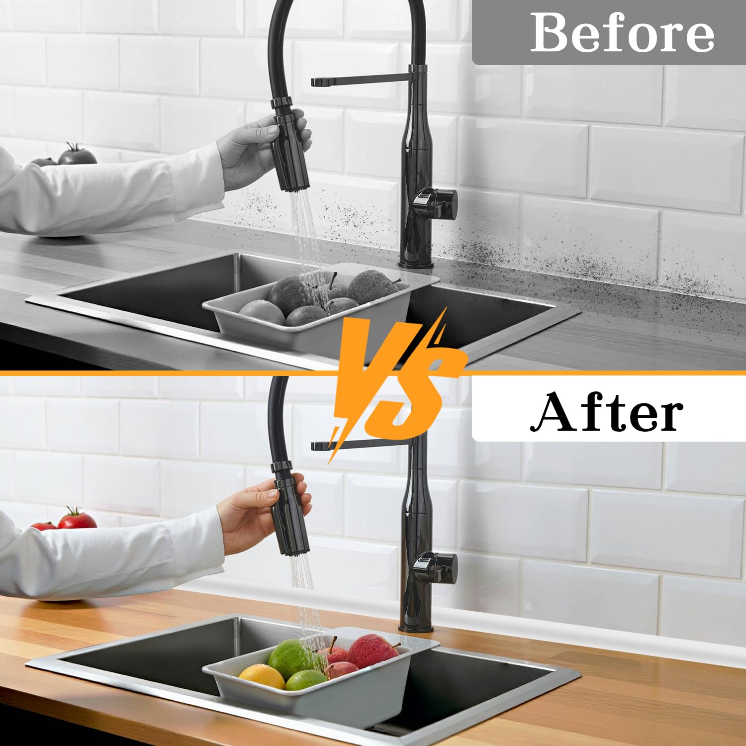 Embellecedor Copete Encimera Cocina Blanco Barrera de Agua Tiras Decorativas Flexibles Autoadhesivos Silicona Impermeable(Blanco, 6Metro)