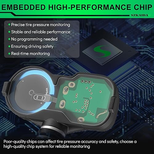 Miniatura 3 de SZKAIDAG 6F2Z-1A189-A 315MHZ TPMS Sensor Sistema de monitoreo de presión de neumáticos se adapta a -Mercurypara-Lincolnpara-Mazdapara-Ford, Victoria