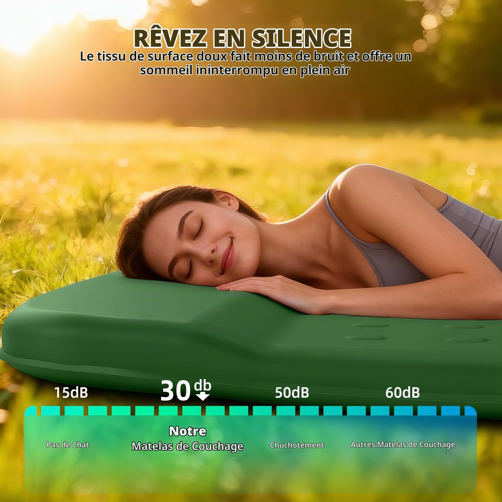 KASIMO Matelas de camping en mousse
