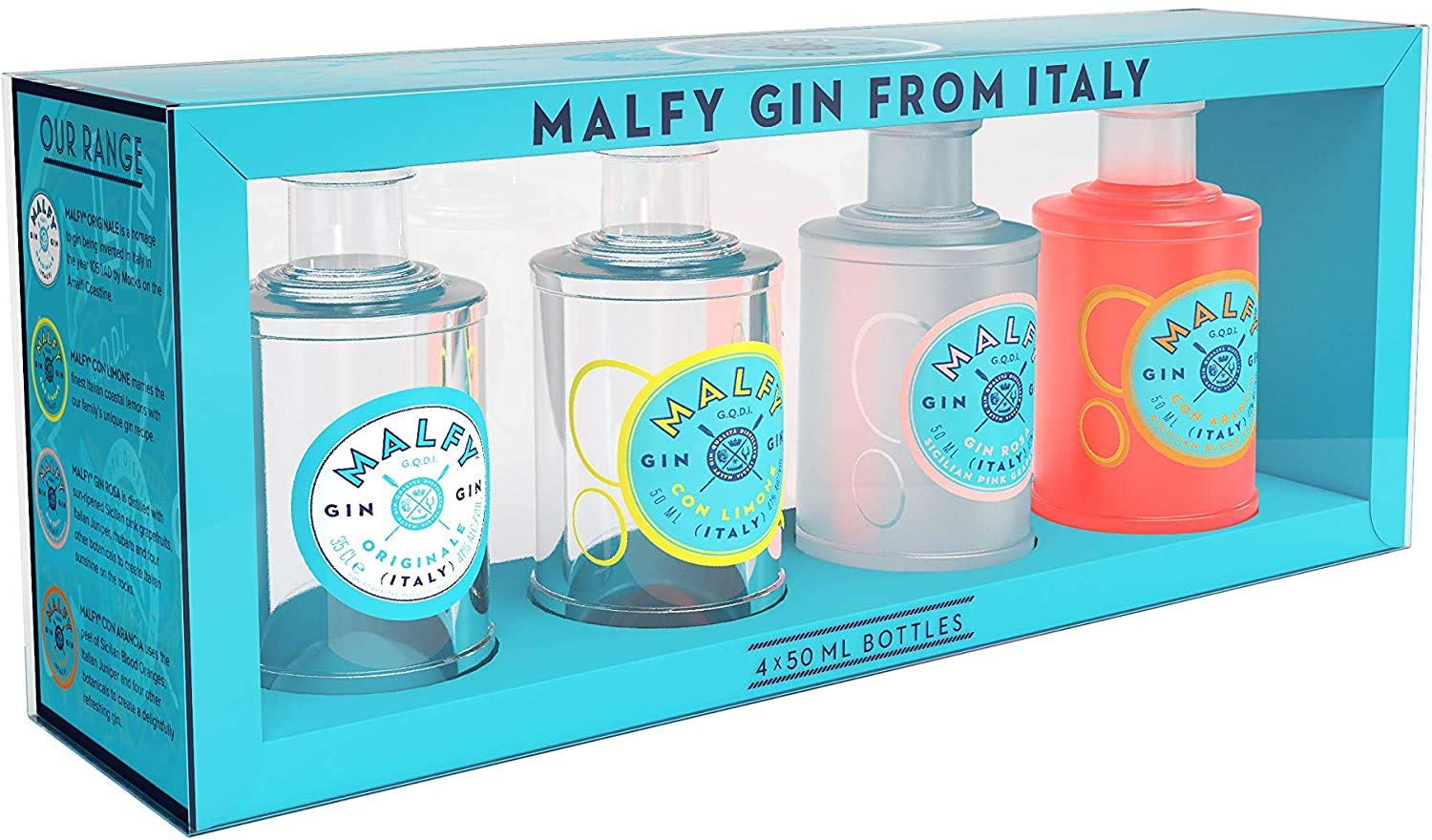 Malfy Giftpack (50mLx4) : Amazon.com.au: Pantry Food & Drinks 