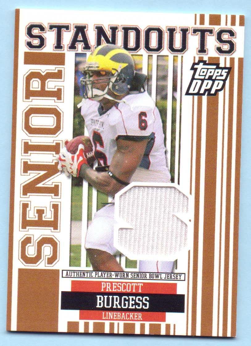 Prescott Burgess 2007 Topps Draft Picks & Prospects Senior