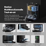 roborock QV 35A Aspirateur Robot Laveur, 8000Pa HyperForce, Station Multifonctionnelle, Serpillière Rotative 200 TR/Min & Relevable 10mm, Anti-enchevêtrement, Évitement d'obstacles, Cartographie, APP - 3
