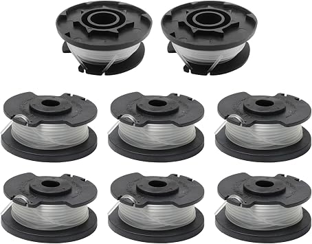 Replacement Trimmer Spools for Hyper Tough, 0.065 16ft Weed Eater String Spool Line Compatible with HT19-401-003-06 & HT19-401-003-07 8 Spools