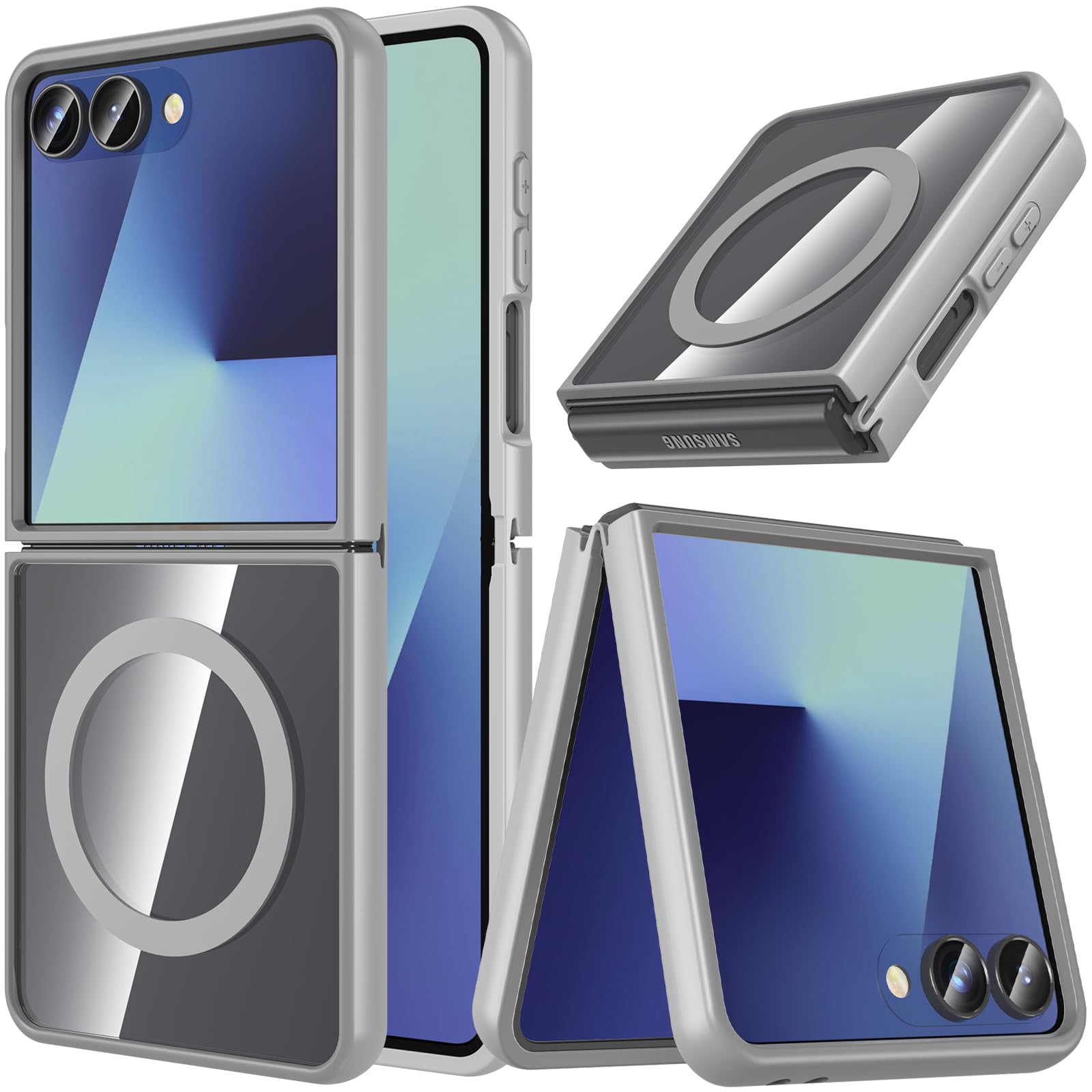 Amazon.co.jp: Galaxy Z Flip7 ケース 【MagSafe対応】 Hensinple