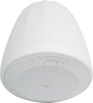 JBL Professional JBL-C68HP-WH High-Power Two-Way Pendant Loudspeaker. Switchable Operation 8 Ohm or 70V. One Pair. White