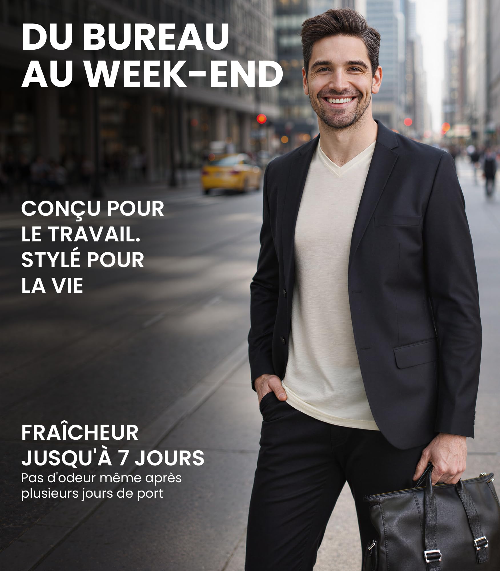 Merino.tech Tee Shirt Homme - T Shirt Sport Homme Merinos en sous Vetement Merinos à Manches Courtes