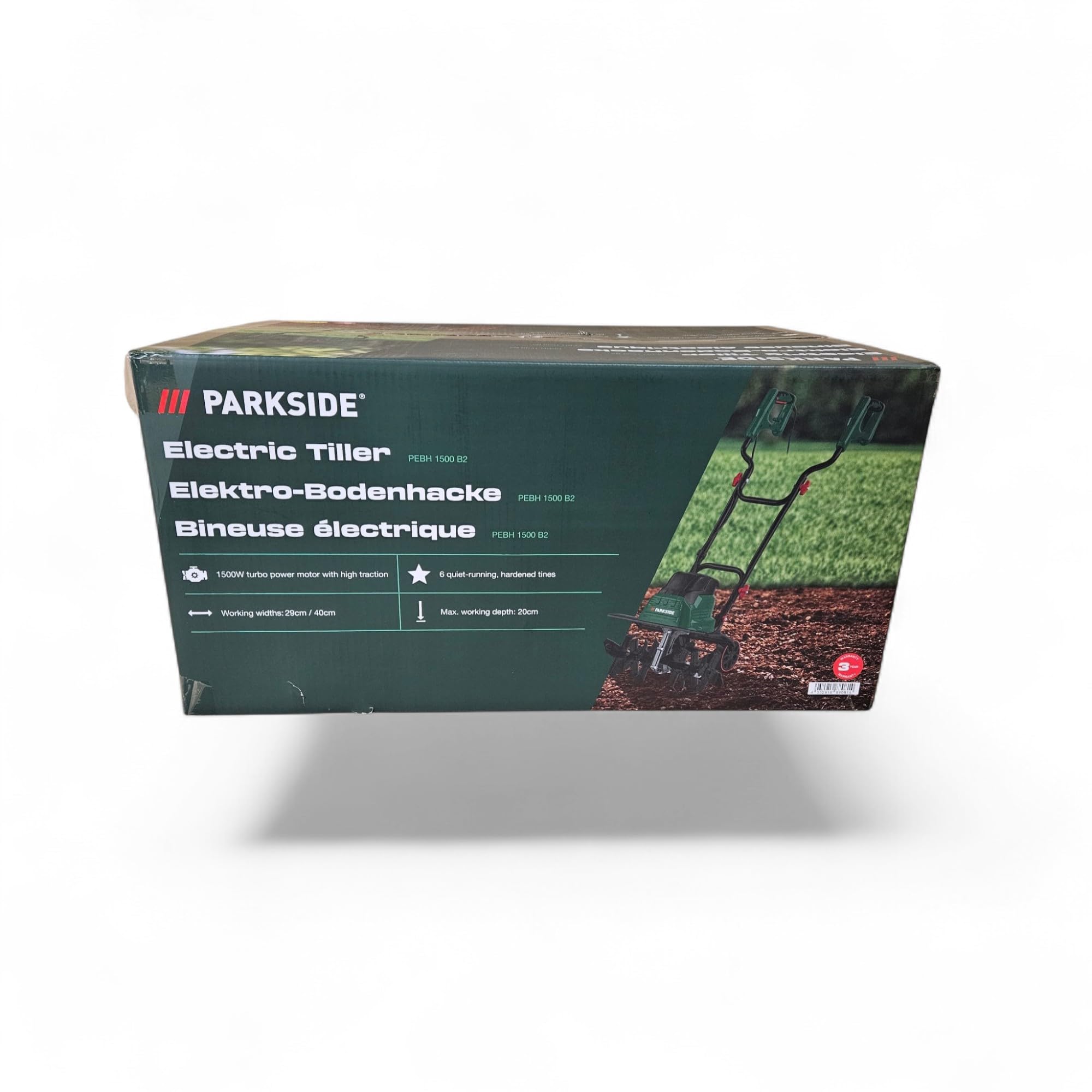Parkside Gartenkultivator PGK 1400 B2 - Verde - Coltivatore Automatico in Plastica e Acciaio Legato