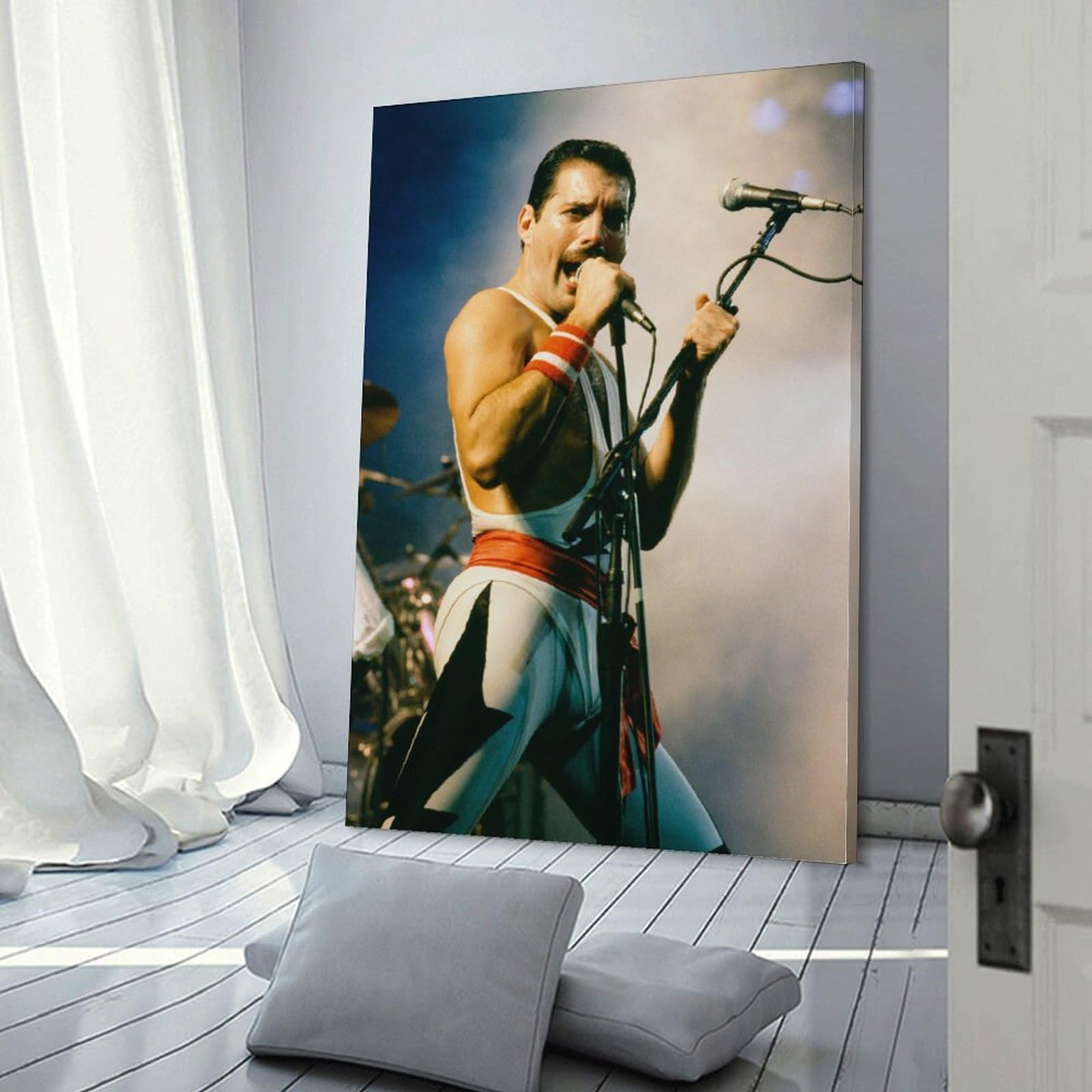 QUEENフレディマーキュリーフォトフレームポスターアートパネル
