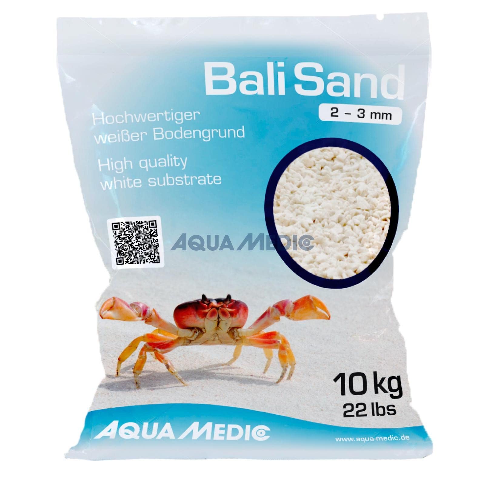AQUAMEDIC Traitements pour l'eau d'aquarium Bali Sand 10kg 2-3 mm