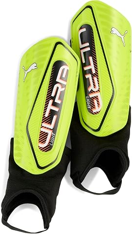 PUMA ULTRA Light Ankle Unisex Yetişkin Dirseklik, Lime Squeeze-PUMA Black, M