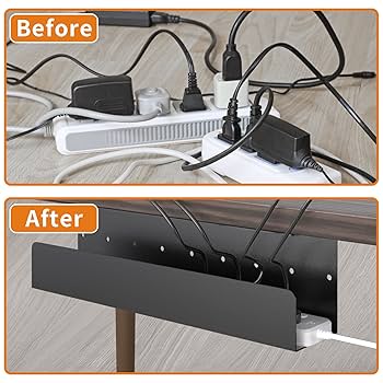 Under Dek Cable Management Tray 16.5 Turdy Metal Power Trip Holder