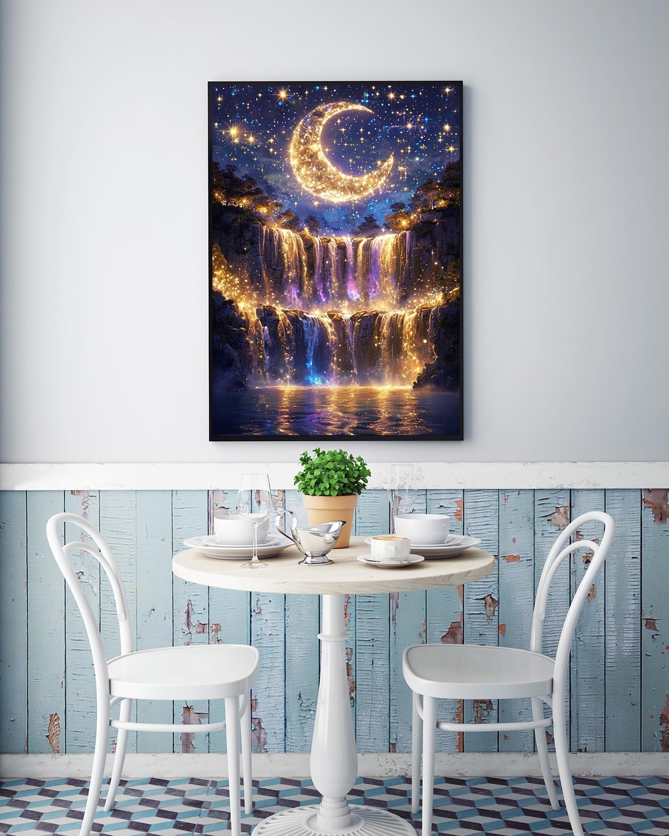 5D Diamond Painting Arbre Paysage,Diy Broderie Diamant Kit Complet ,Peinture Diamant Pour
