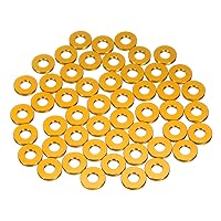 Vista 9 de uxcell 30 arandelas planas de aluminio, juntas de sello redondo M5 x 0.472 x 0.079 in, espaciadores planos para tornillos, tornillos, accesorios