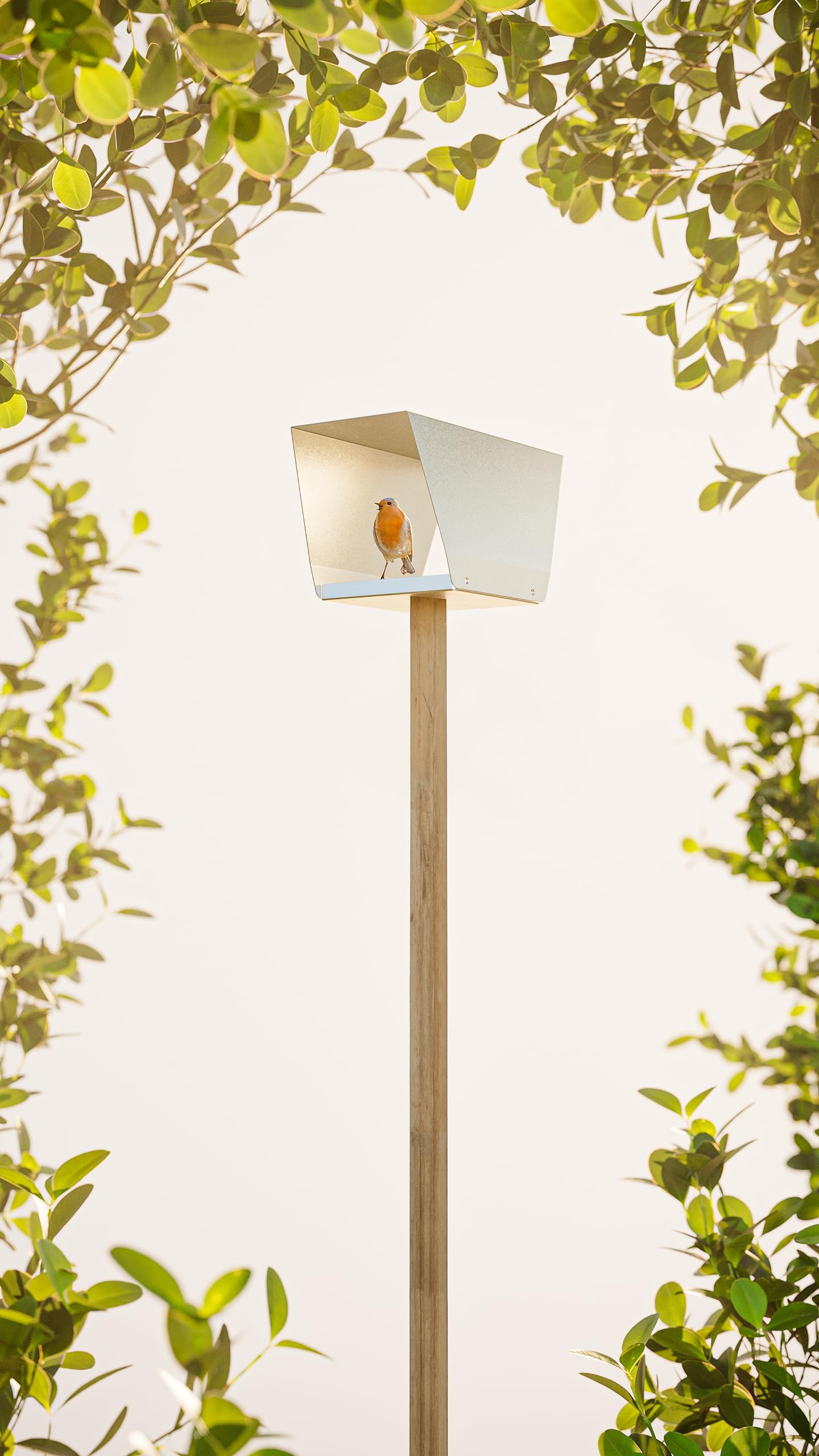 Alberts Vogelhäuschen Kreativ - DIY Vogelfutterhaus Aus Stahl Zum Aufhängen 150x150x180mm