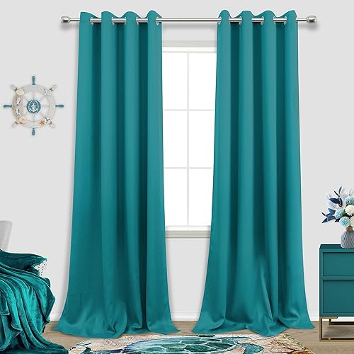 Miniatura 176 de KOUFALL Cortinas opacas doradas de lujo para sala de estar, elegantes cortinas de 84 pulgadas de largo, cortinas Doradas para Sala Elegantes Oro