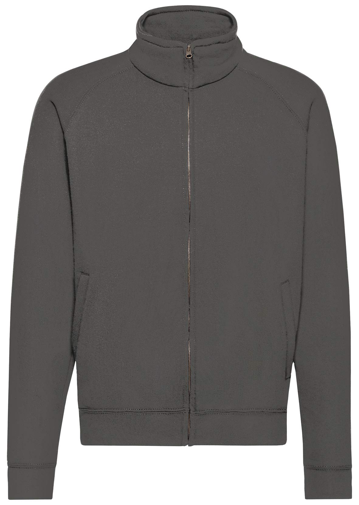Fruit of the Loom Sweatshirt Jacket Light Graphite M