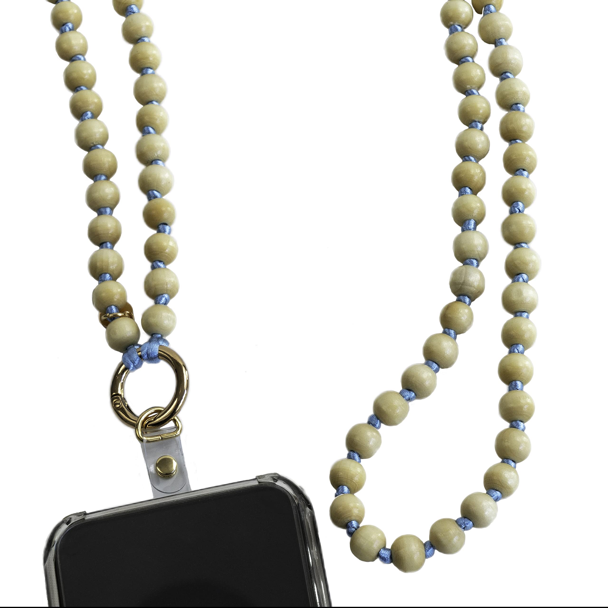 Beaded Crossbody Chain, Lanyard, Around The Neck Phone Holder, Tether