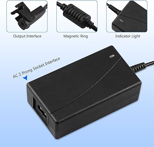 Miniatura 8 de Cable de alimentación en Y de cable divisor de 5 pies y fuente de alimentación reclinable con cable de alimentación de CA