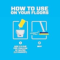 Vista 5 de Mr. Clean Limpiador líquido multiusos multisuperficie, con Gain Original, 45 onzas cada botella (paquete de 2) (total de 90 onzas líquidas)