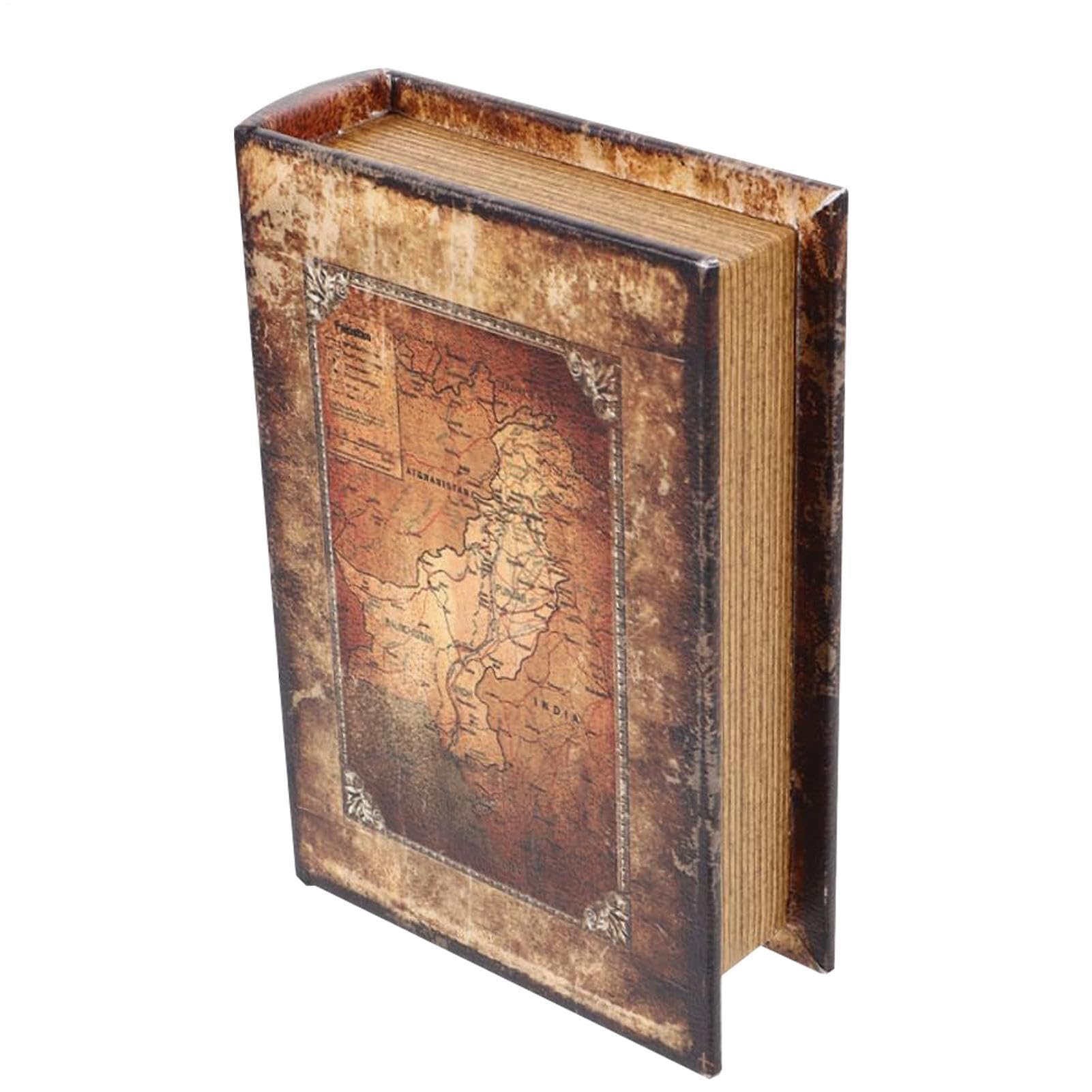 Faux livres déco pour ranger les objets du salon et embellir la table