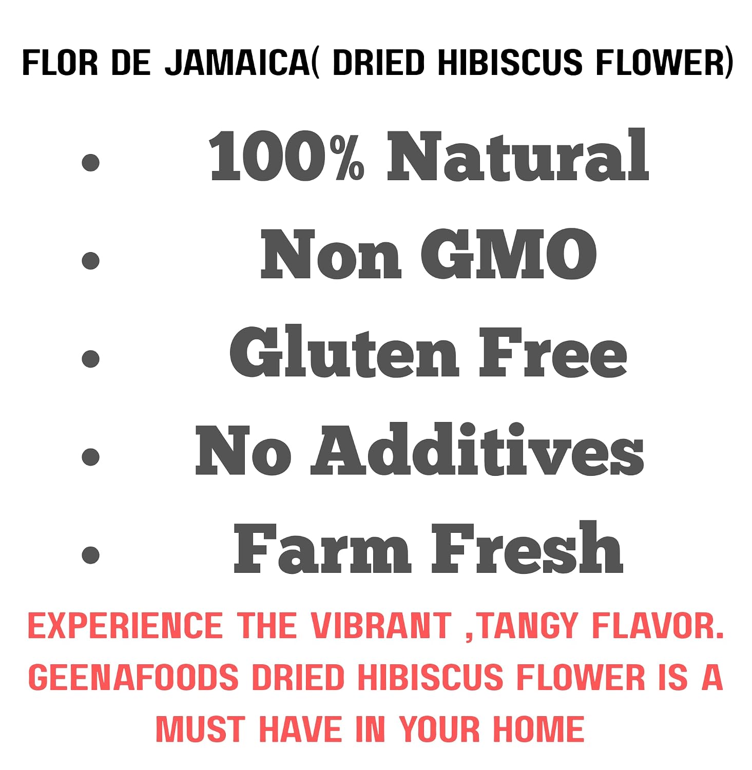  Dried Hibiscus Flowers _ 1lb Whole Petals, Flor de Jamaica- by  in Resealable Bag.Pure Whole 100% NATURAL Petals Hibiscus flower , Flor de Jamaica, Sabdariffa. 16 oz loose tealeaf for Bissap, sobolo , zobo ,Sorrel,Herbal Tea, Agua Fresca, Cocktails, Iced Tea & Hot Tea | Caffeine-Free & Rich in Antioxidants, No additives , Gluten free, Non GMO,Non Irradiated, Keto Friendly . thumbnail