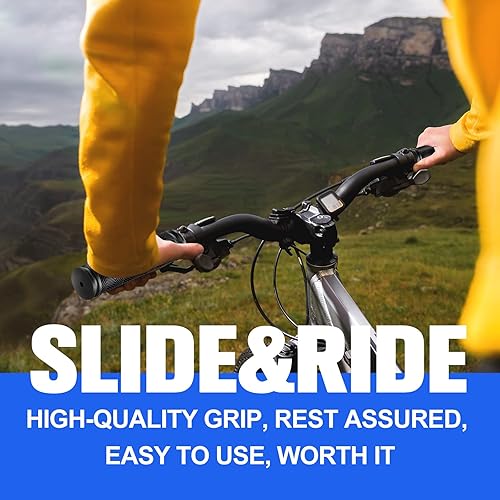 Miniatura 4 de 48 unidades de empuñaduras de bicicleta de goma antideslizante para manillar de bicicleta de repuesto negro agarre bicicleta triciclo silla de