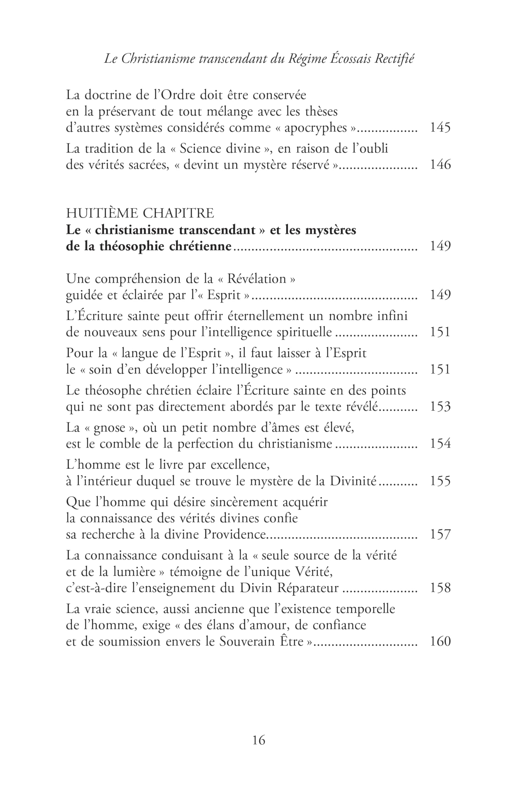 Le christianisme transcendant du Rite Écossais Rectifié - Son origine et ses mystères révélés