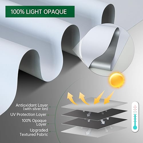 Miniatura 3 de DONGFXK Panel solar motorizado persianas enrollables mejoradas a inteligentes con oscurecimiento de cortesía persianas eléctricas automáticas para