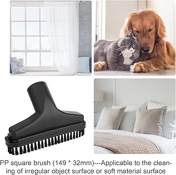 MXTIMWAN Accesorios de Aspiradora, 6 Piezas de Accesorios para Aspiradoras, Universal Household Vacuum Cleaner Accessories4