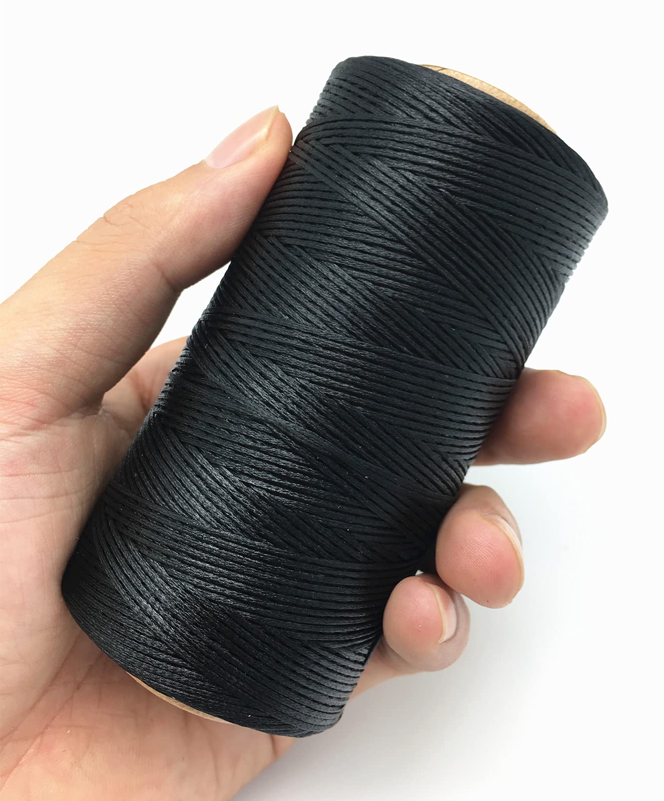 Snapklik.com : Waxed Thread, 328 Yards 150D 1MM Leather Sewing Waxed ...