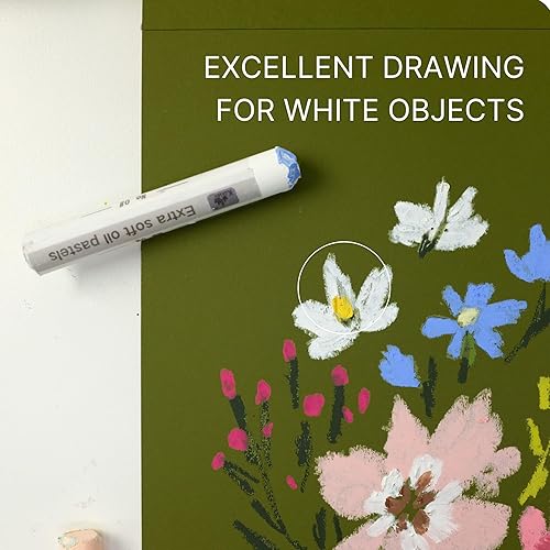 Miniatura 6 de Cuaderno de bocetos de 5 colores para lápices de colores pastel al óleo, carbón, 7.2 x 10 pulgadas, 40 hojas de papel