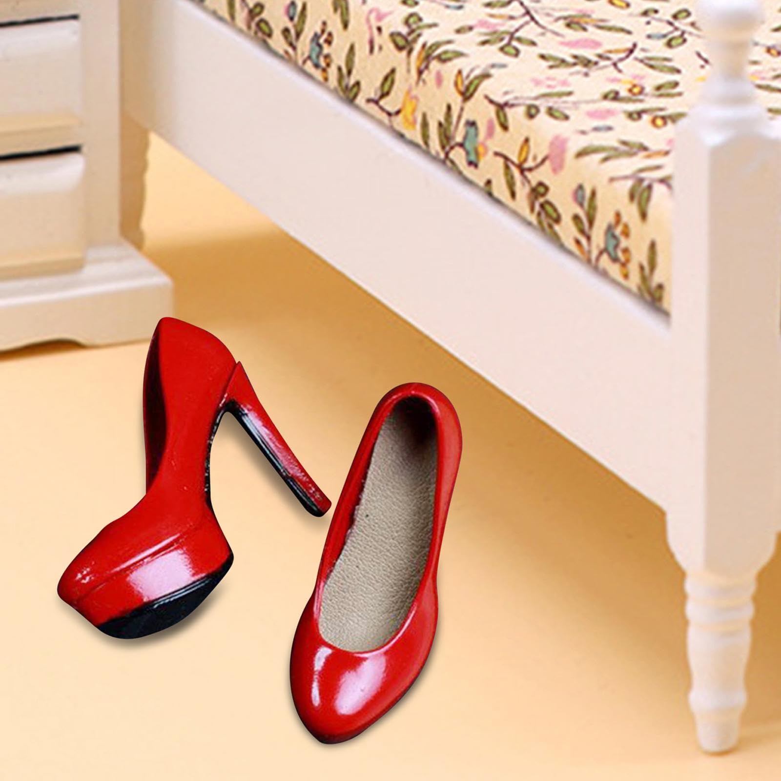Escarpins à Talons Hauts Comfortables pour Femme,Escarpins à Essence Lolita Cosplay,Chaussures à