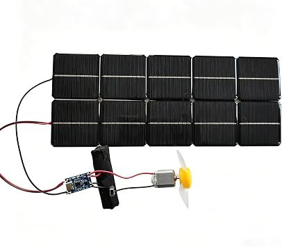 Gikfun 10pcs 56x56mm Mini Solar Panel 5V 80mA Monocrystalline Silicon with 2pc TP4056 Type-c USB Module for DIY Solar Projects, Camping, Electronics, Blackout Emergency EK8493