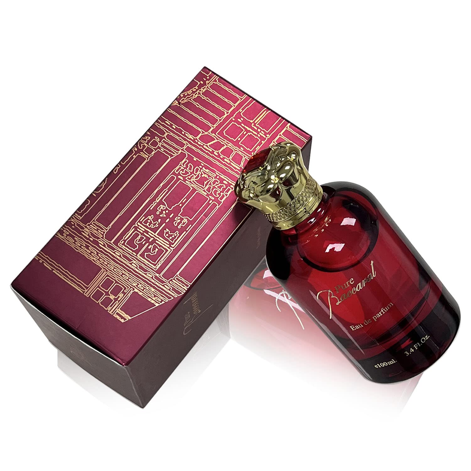 Pure Baccarat I Edp100ml | Ambergris, Saffron, natural Wood, Spicy, oriental | Long Lasting Great Sillage | Unisex Perfumes For Men & Women