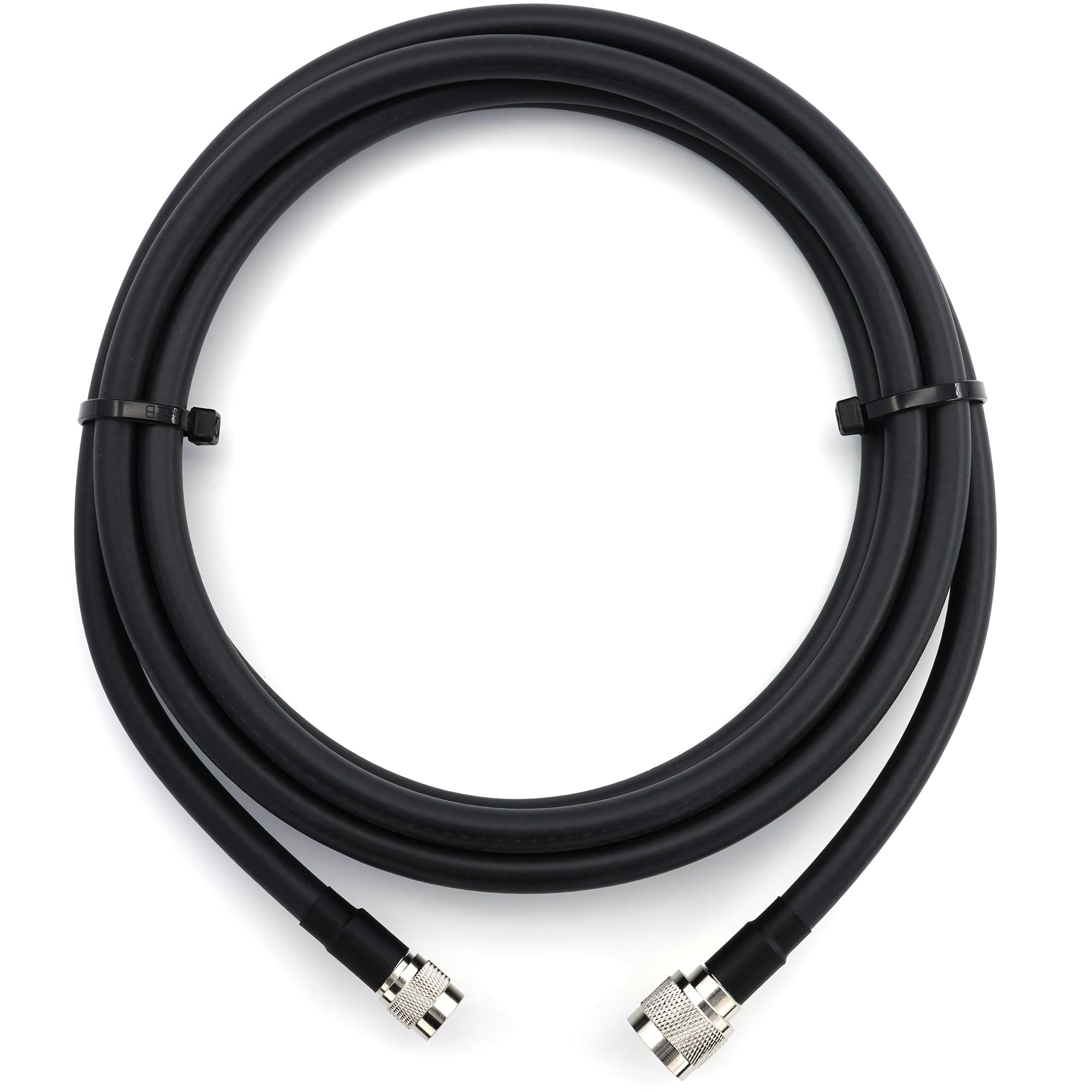 15m RP-TNC maschio a N maschio — Prolunga coassiale flessibile HF400 interamente in rame da 50 Ohm (equivalente a LMR400 UF UltraFlex) — per antenna router wireless mobile WiFi LTE 4G 5G 6G