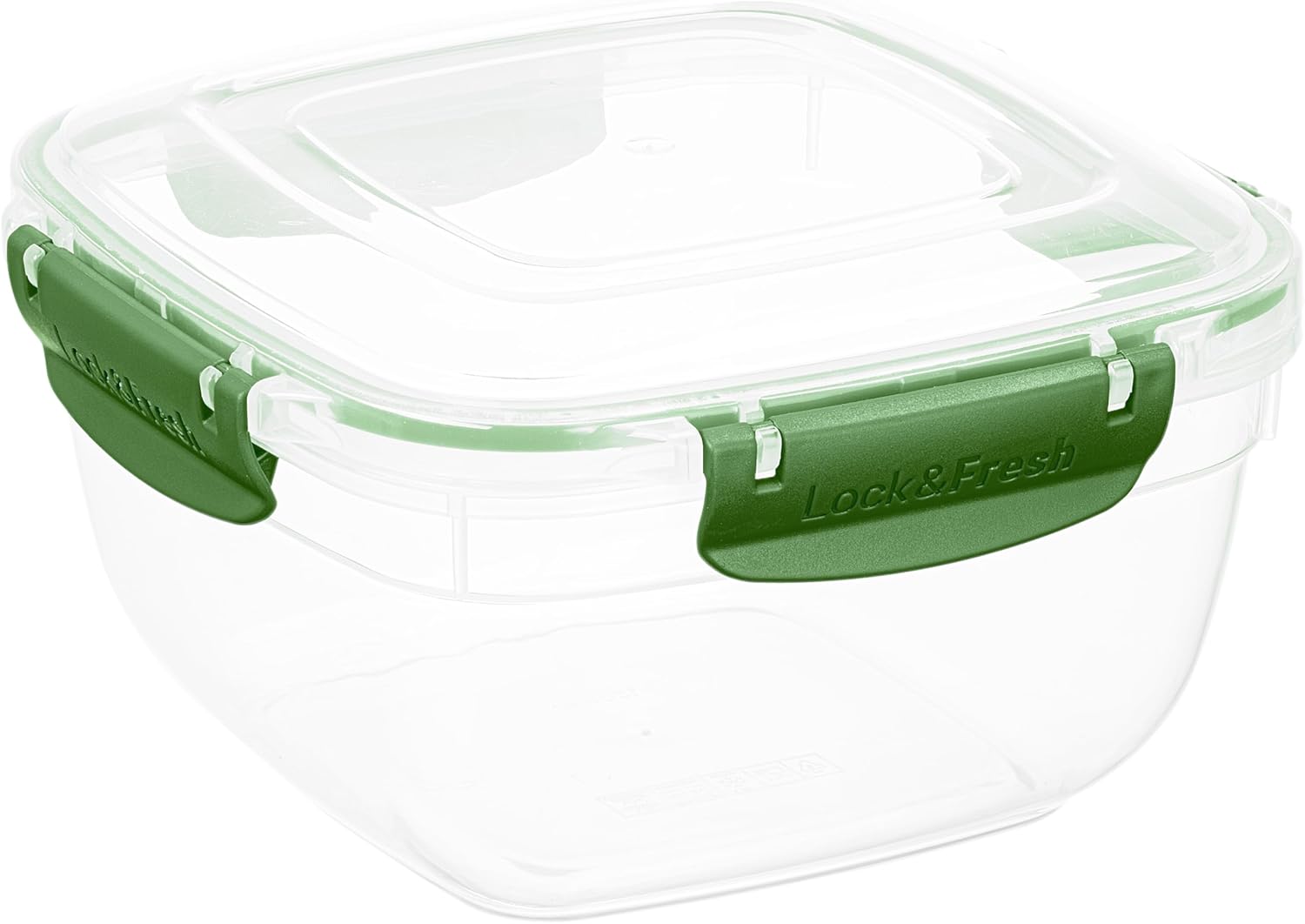 Superio Pack of 8 Plastic Food Storage Containers with Airtight Lids for Kitchen Pantry,- 6 Cups, 48 Oz, BPA Free, Leakproof, Stackable Sealed Containers,- Microwave, Dishwasher, Freezer Safe, Green