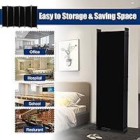 Vista 4 de Divisor de Habitación de 6 Pies, Divisores de Habitación Portátiles y Pantallas de Privacidad Plegables, Divisor de Tela de 132'' de Ancho