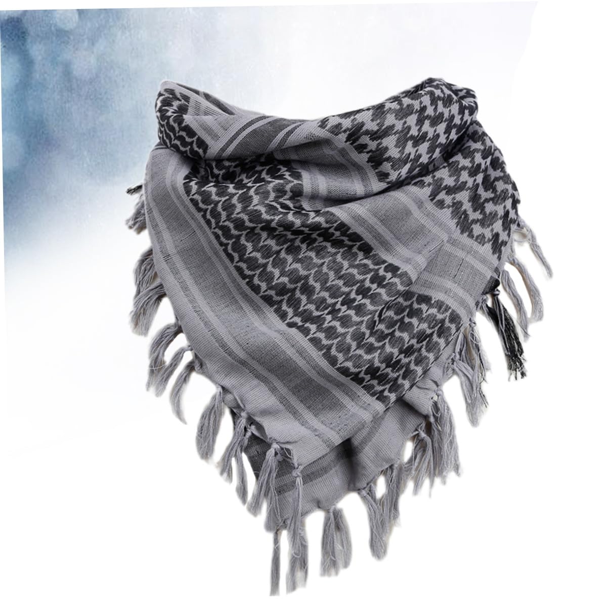 SUPVOX Sciarpa Araba da Uomo in Cotone Quadrata Tattica, Calda e Traspirante per Attività Outdoor Autunnali, Stile Militare e Design Delicato