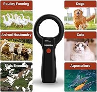 Vista 6 de Escáner de microchip Escáner de identificación de mascotas Lector de tarjetas Escáner de mano de animales, Escáner de chip de animales recargable