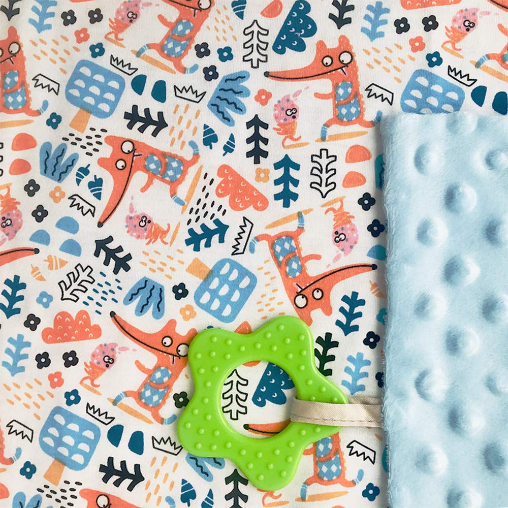 Couverture De Sécurité Bébé G-Tree Minky Soft Avec Tags - Cadeau Idéal Garçons Et Filles