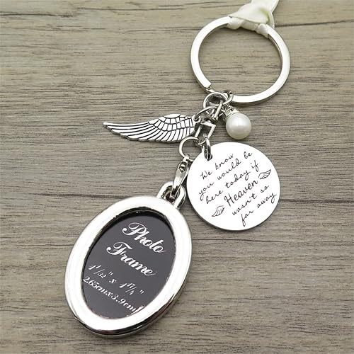 Miniatura 4 de Simdes Dije de ramo conmemorativo nupcial para marco de fotos de memoria de boda y llavero