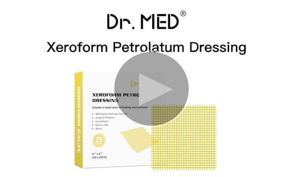 curad xeroform petrolatum dressing Amazon.com: Dr.Med Xeroform Petrolatum Dressing Patch, 4